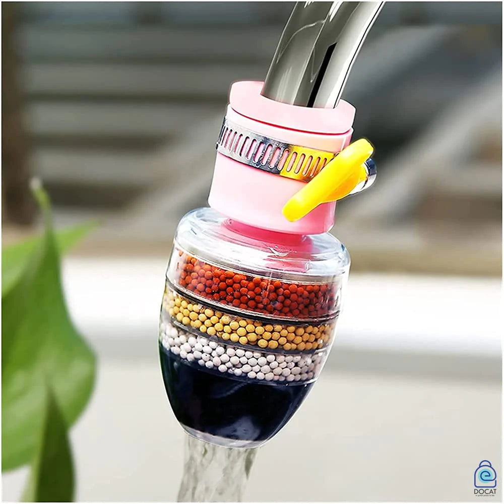 VALAM Activated Carbon Faucet Water Filters Universal Interface Home  Kitchen Faucet Tap Water Clean Purifier Filter Cartridge Five Layer Water