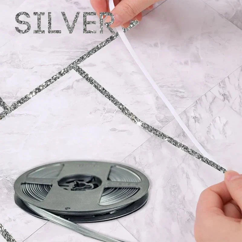 Ceramic Tile Gap Mildewproof Waterproof Self (Silver Shade Only)