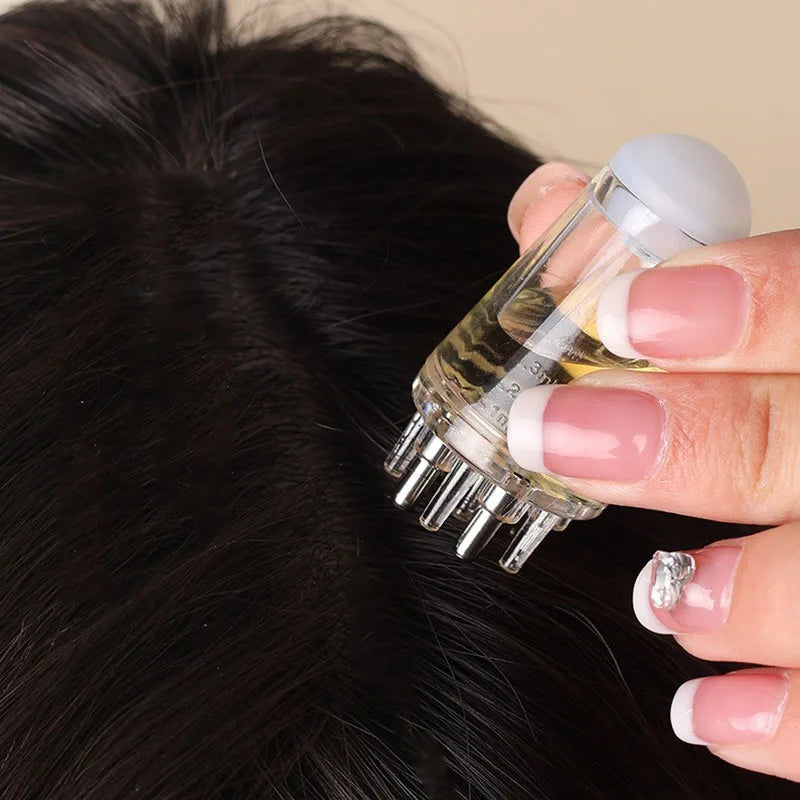 Direct Root Scalp Oil Applicator for Hair Growth