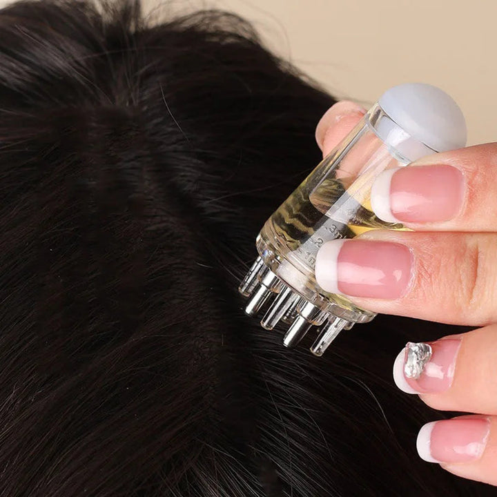 Direct Root Scalp Oil Applicator for Hair Growth