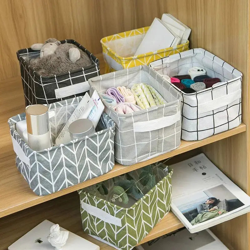 Cute Mini Storage Bins (Random Prints)