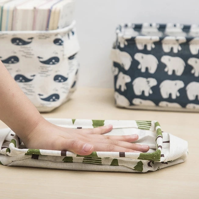 Cute Mini Storage Bins (Random Prints)