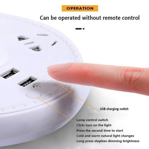 Smart Bedside Lamp with USB Power Hub