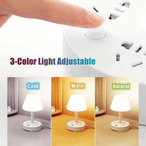 Smart Bedside Lamp with USB Power Hub