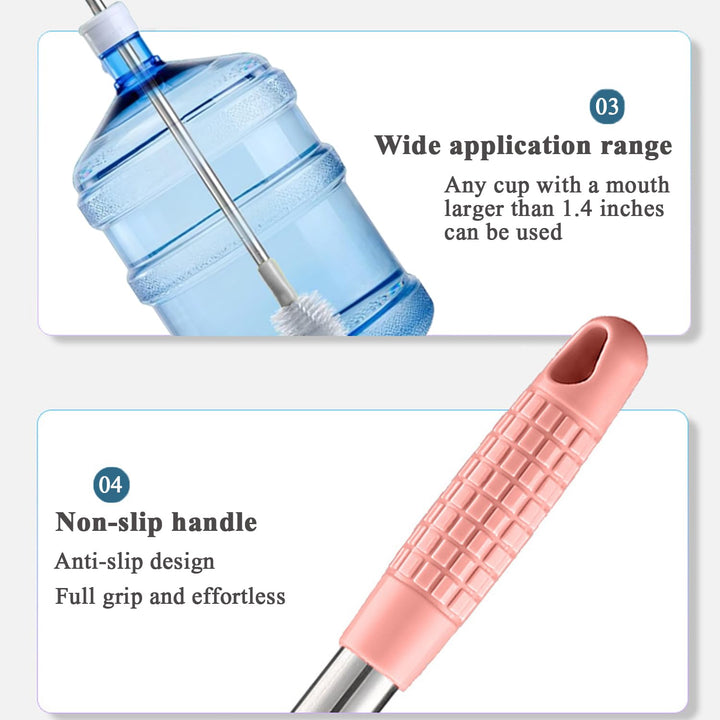 Stainless Steel Water Bottle Cleaning Brush