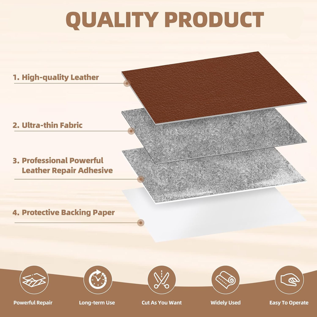 Multipurpose Self-Adhesive Leather Sheet
