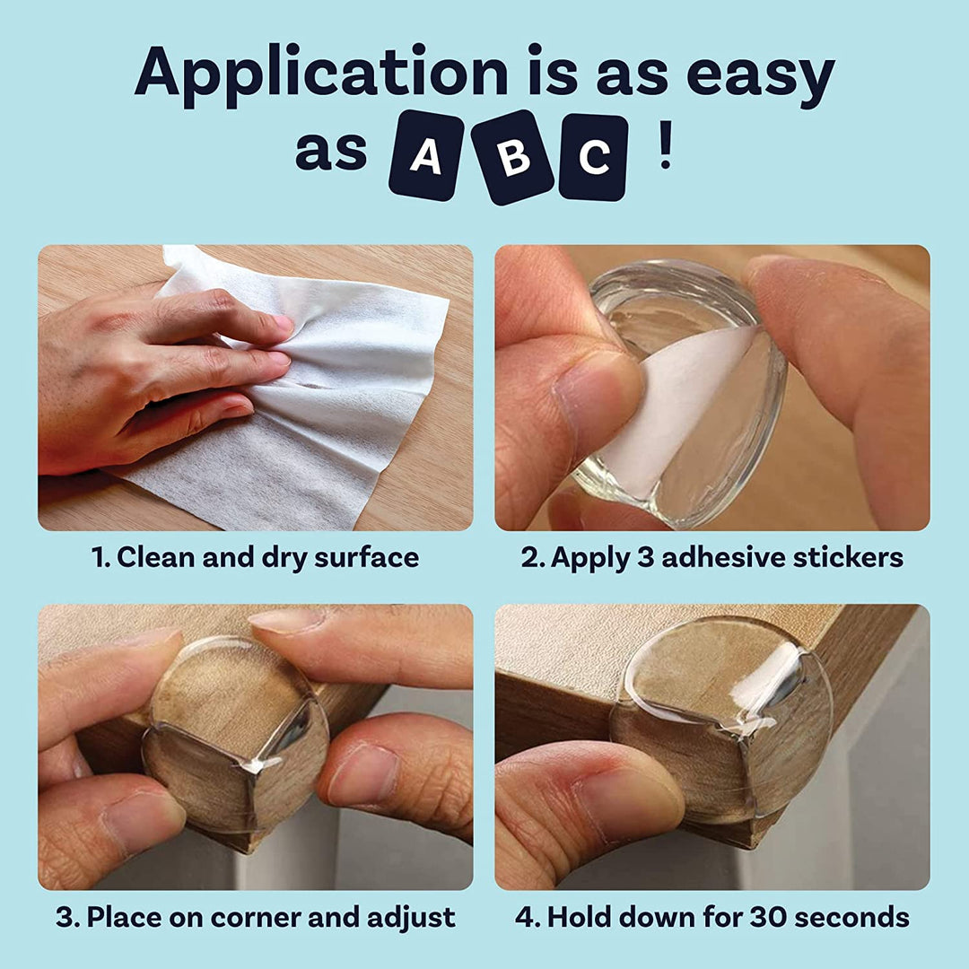 Transparent Baby Proofing Corner Protectors