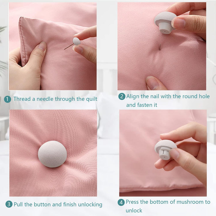 TuckMate™ Duvet Button Fasteners