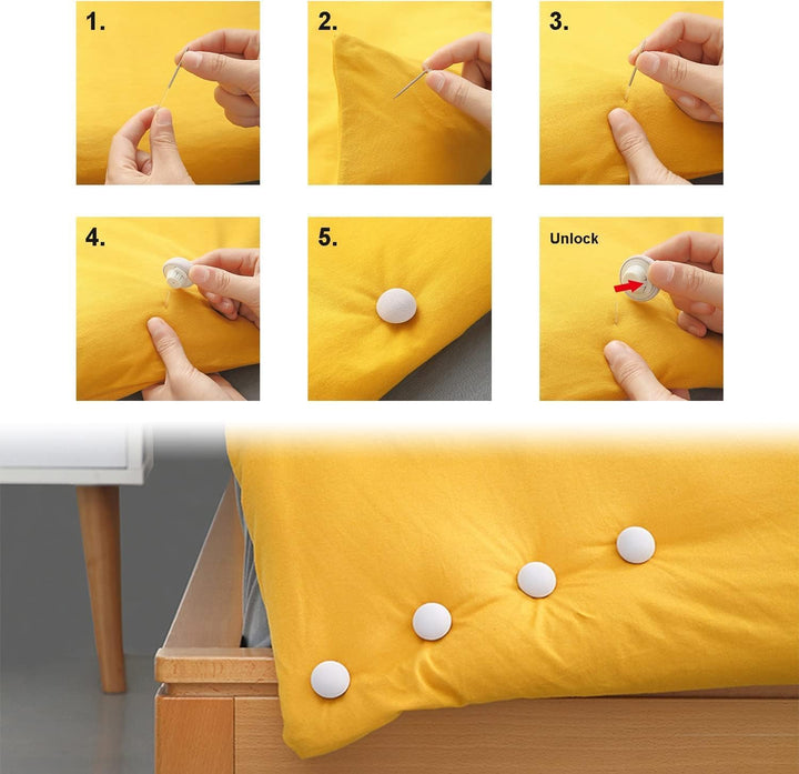 TuckMate™ Duvet Button Fasteners