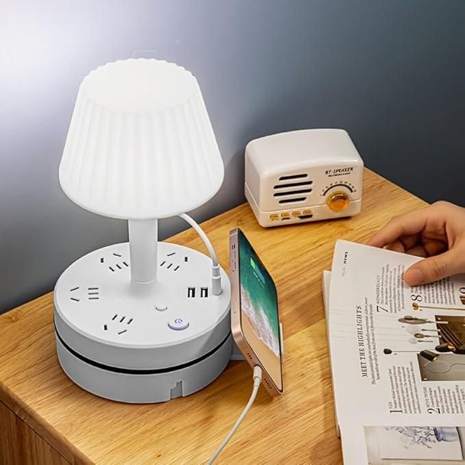 Smart Bedside Lamp with USB Power Hub