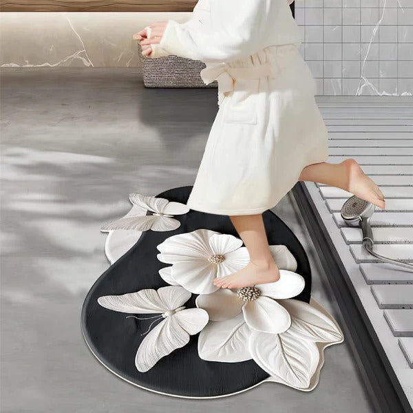 3D Luxury Floral Non-Slip Floor Rug (Random Designs)