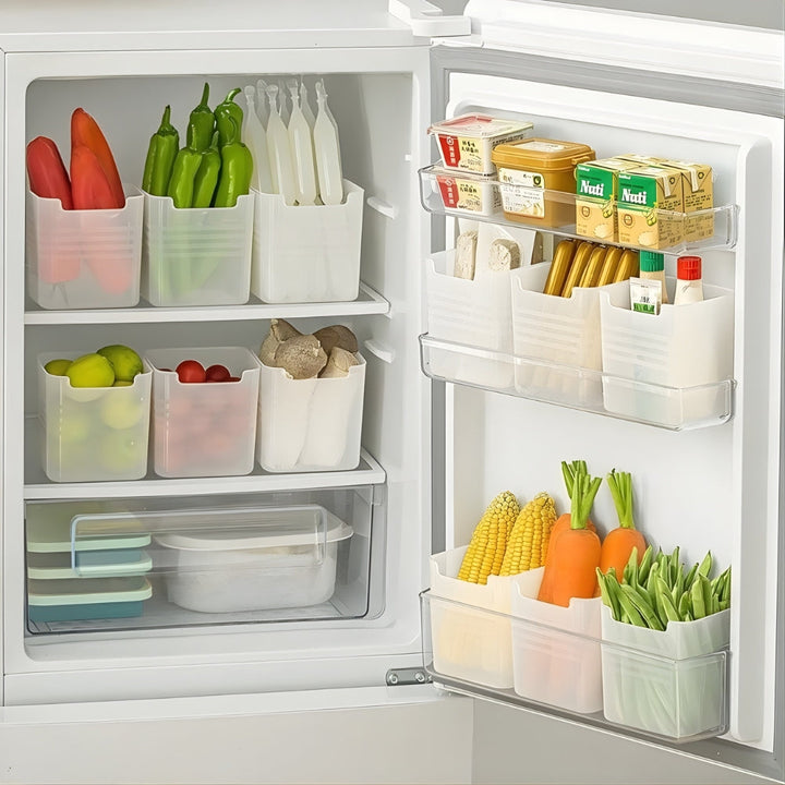 Refrigerator Organizer Bins for Fridge Shelves & Door