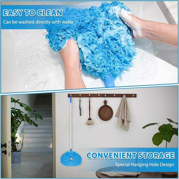 Extendable Fan Blade Cleaning Duster with Microfiber Head