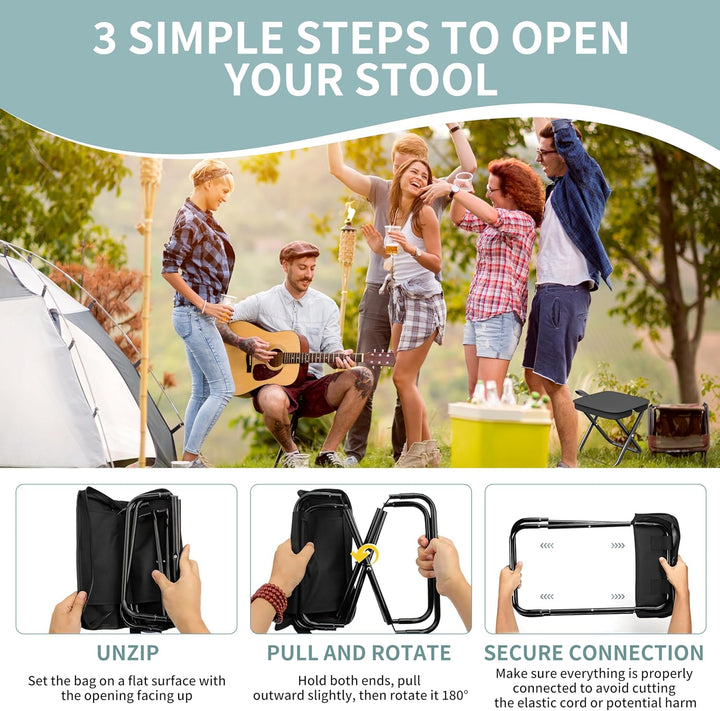 Portable Lightweight Foldable Travel Stool