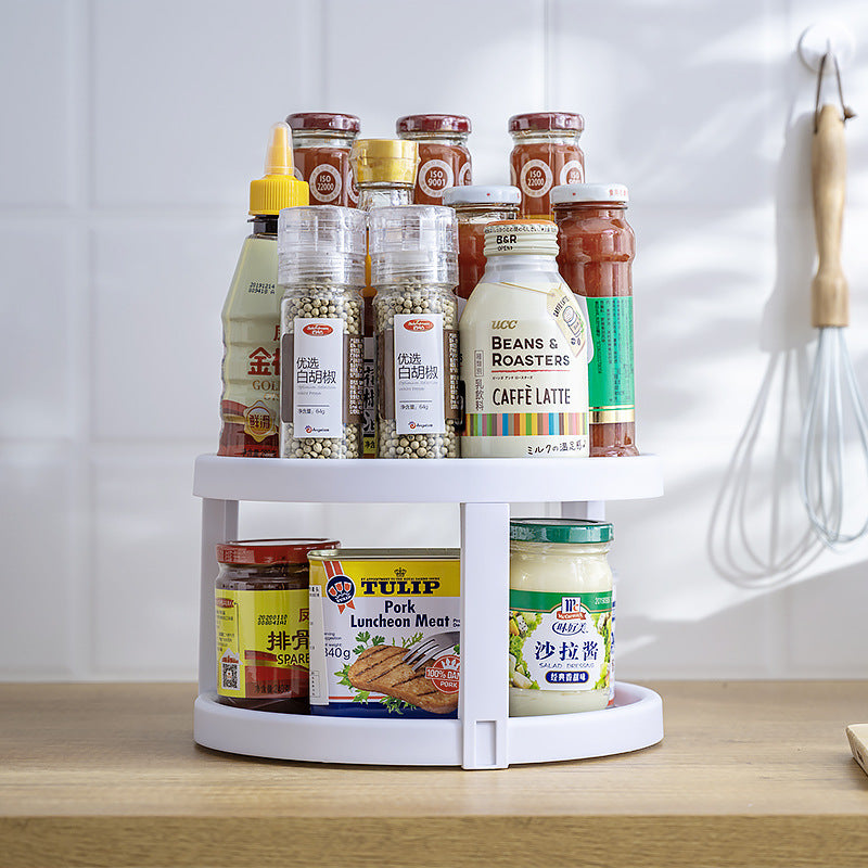 Double Layer Rotating Spice Rack