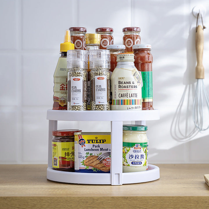 Double Layer Rotating Spice Rack