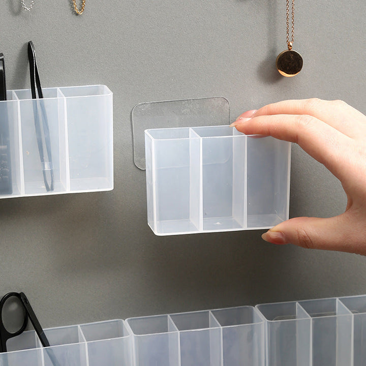 Magic Mount Self-Adhesive Wall Storage Box Organizer