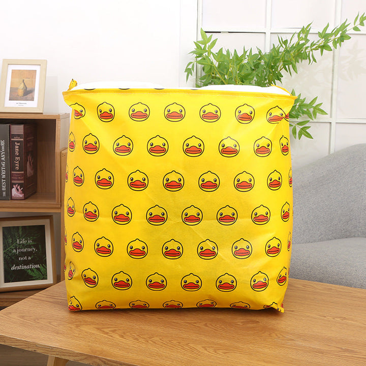 Extra Large 140L Laundry Storage Basket with Drawstring Cover