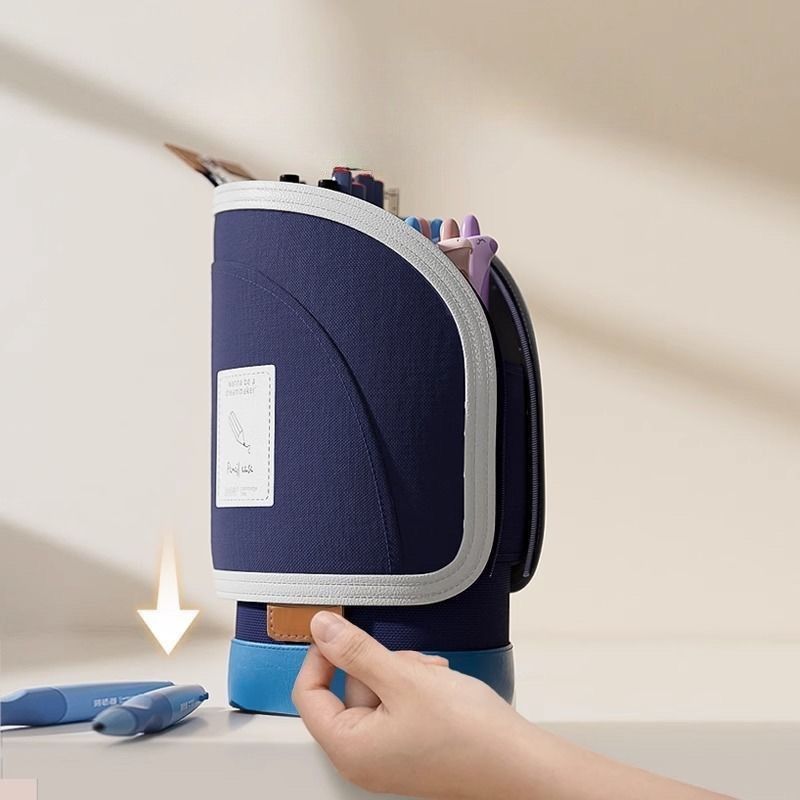 Multi-Functional Standing Pencil Case for Kids