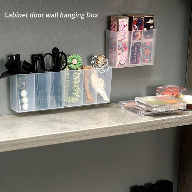 Magic Mount Self-Adhesive Wall Storage Box Organizer