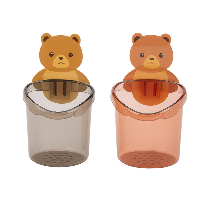 Cute Teddy Bear Kids Toothbrush Holder