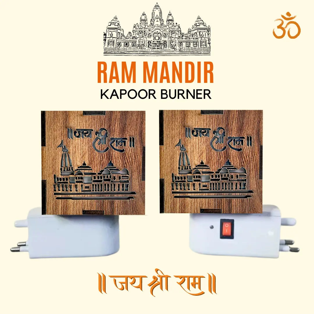 3-in-1 Ayodhya Ram Mandir Electric Aroma Burner & Night lamp