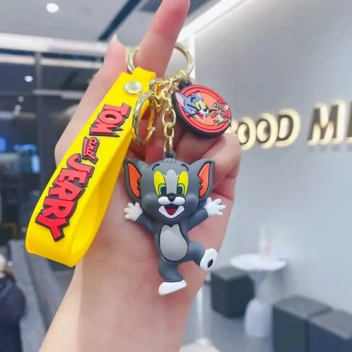 Cute 3D Tom And Jerry Keychains