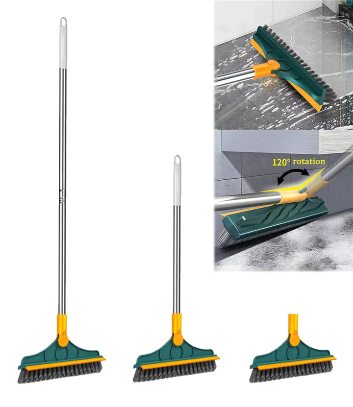Buy DHYANI Bathroom Cleaning Brush with Wiper 2 in 1 Tiles