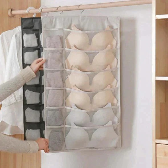 Double Sided Closet Hanging Organizer