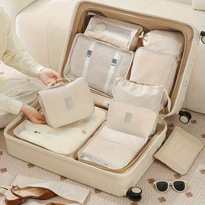 7 PCS Travel Luggage Organizers Bag | For All Kinds Of Clothes & Accessories