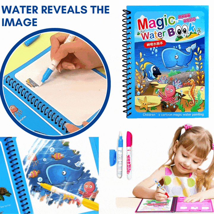 Aqua Magic Water Painting Book